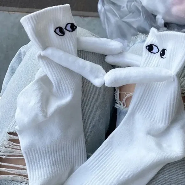Socks*Boogzel Clothing Embroidery Hand Holding Socks