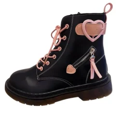Classics|Boots / Platform Boots*Boogzel Clothing Emo Aesthetic Boots Black/pink