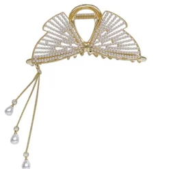 Hair Accessories*Boogzel Clothing Fairy Aesthetic Butterfly Hair Claw Gold