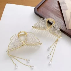 Hair Accessories*Boogzel Clothing Fairy Aesthetic Butterfly Hair Claw Gold
