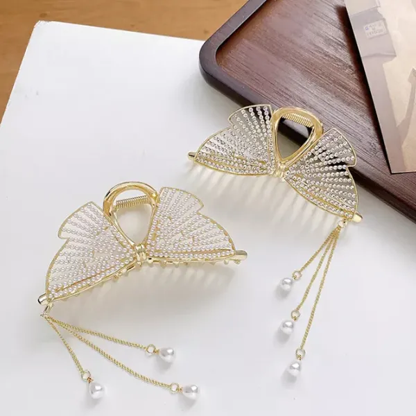 Hair Accessories*Boogzel Clothing Fairy Aesthetic Butterfly Hair Claw Gold