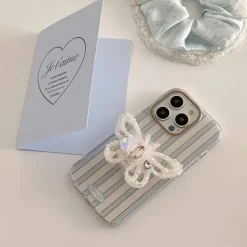 Iphone Cases*Boogzel Clothing Fairy Butterfly Striped iPhone Case Blue