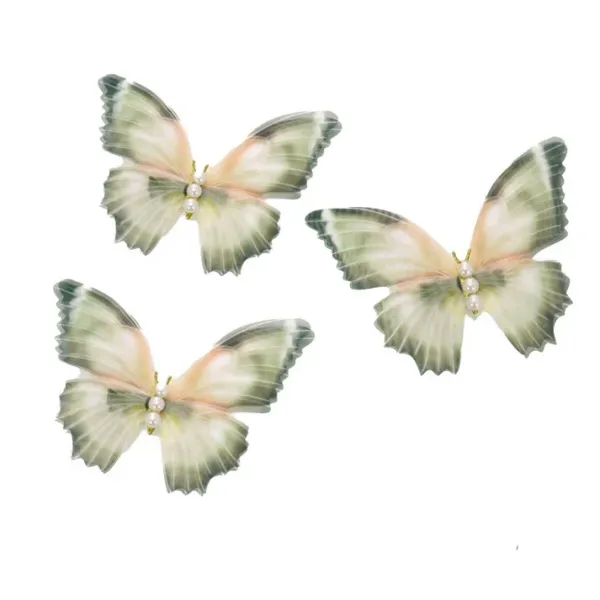Hair Accessories*Boogzel Clothing Fairy Garden Butterfly Hair Clips Green