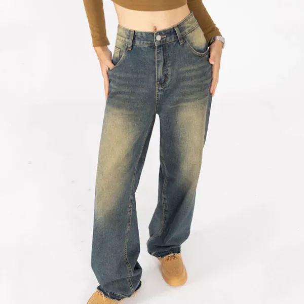 Jeans*Boogzel Clothing Fairy Grunge Baggy Jeans Black