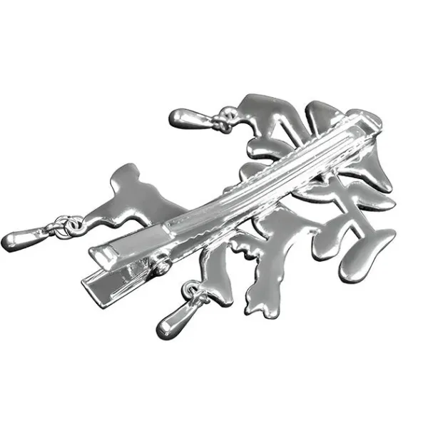 Hair Accessories*Boogzel Clothing Fairy Grunge Big Hair Clip Silver