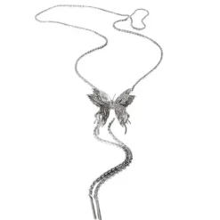 Other*Boogzel Clothing Fairy Grunge Butterfly Body Chain Silver