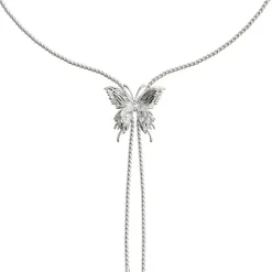 Other*Boogzel Clothing Fairy Grunge Butterfly Body Chain Silver