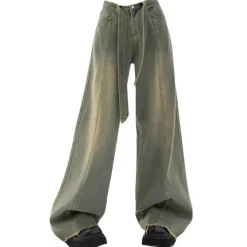 Jeans*Boogzel Clothing Fairy Grunge Washed Jeans Green