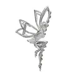 Hair Accessories*Boogzel Clothing Fairy Rhinestone Hair Claw Silver