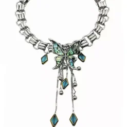 Necklaces & Chokers*Boogzel Clothing Fairycore Aesthetic Butterfly Choker Silver
