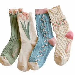 Socks*Boogzel Clothing Fairycore Flower Socks