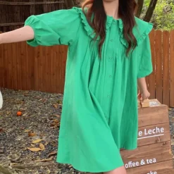 Dresses & Rompers*Boogzel Clothing Fairycore Little Dress Green