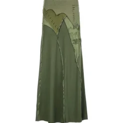 Skirts*Boogzel Clothing Fairycore Patchwork Maxi Skirt