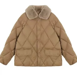 Coats & Jackets*Boogzel Clothing Faux Fur Collar Padded Jacket