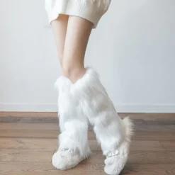 Other|Socks*Boogzel Clothing Faux Fur Leg Warmers
