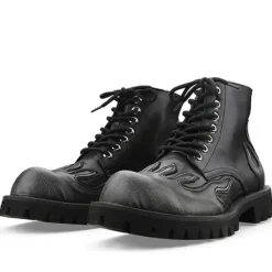 Boots / Platform Boots*Boogzel Clothing Feel The Burn Combat Boots Black