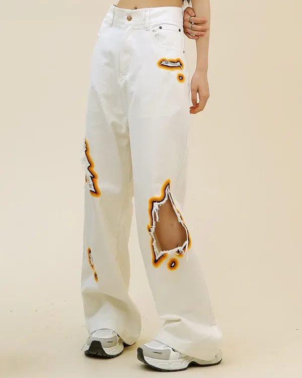 Jeans*Boogzel Clothing Feel The Burn Cut-Out Jeans