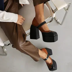 Mad*Boogzel Clothing Flame Heart Platform Shoes