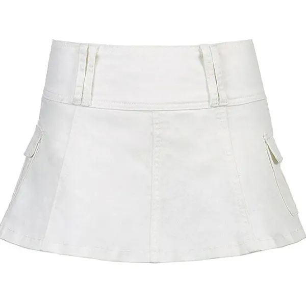 Skirts*Boogzel Clothing Flirting With Trouble Mini Skirt