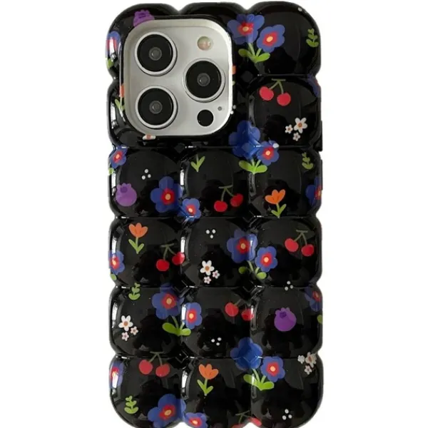 Iphone Cases*Boogzel Clothing Floral Bubble iPhone Case Black