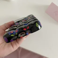 Iphone Cases*Boogzel Clothing Floral Bubble iPhone Case Black