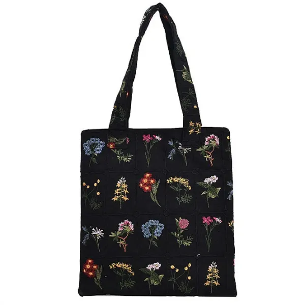 Bags & Purses*Boogzel Clothing Floral Embroidered Tote Bag