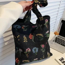 Bags & Purses*Boogzel Clothing Floral Embroidered Tote Bag