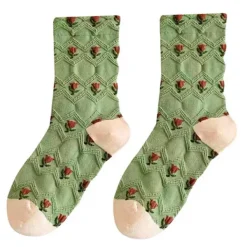 Socks*Boogzel Clothing Floral Embroidery Socks