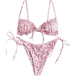Swimwear*Boogzel Clothing Floral Print Bikini Set