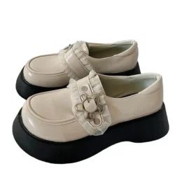 Mad|Boots / Platform Boots*Boogzel Clothing Flower Buckle Chunky Platforms