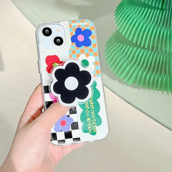 Iphone Cases*Boogzel Clothing Flower Checkered iPhone Case