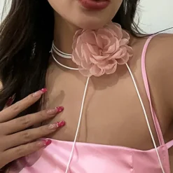 Necklaces & Chokers*Boogzel Clothing Flower Choker Necklace
