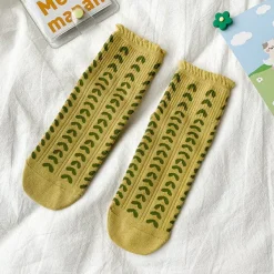 Socks*Boogzel Clothing Flower Pattern 5 Pack Socks