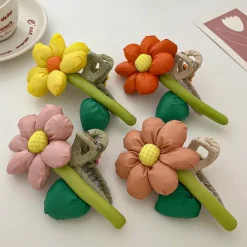 Hair Accessories*Boogzel Clothing Flower Shaped Hair Claw