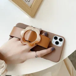 Iphone Cases*Boogzel Clothing Flower Wristband iPhone Case Brown