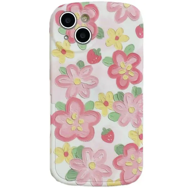 Iphone Cases*Boogzel Clothing Flowers & Strawberry iPhone Case