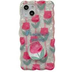 Iphone Cases*Boogzel Clothing Flowers Of Spring iPhone Case Pink
