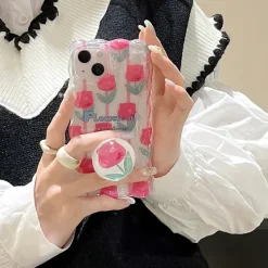 Iphone Cases*Boogzel Clothing Flowers Of Spring iPhone Case Pink