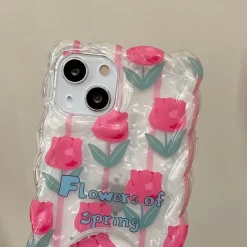 Iphone Cases*Boogzel Clothing Flowers Of Spring iPhone Case Pink