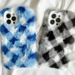 Iphone Cases*Boogzel Clothing Fluffy Argyle Check iPhone Case