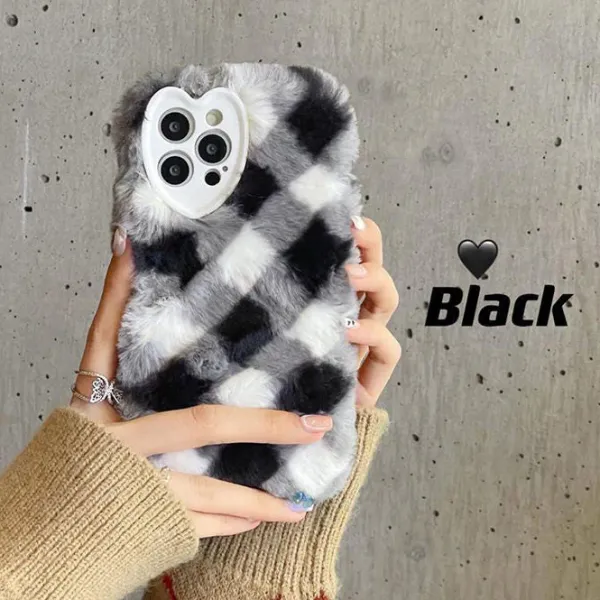 Iphone Cases*Boogzel Clothing Fluffy Argyle Check iPhone Case