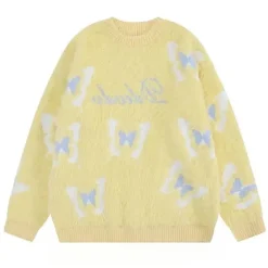Sweaters*Boogzel Clothing Fluffy Butterfly Sweater