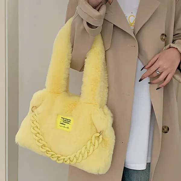 Bags & Purses*Boogzel Clothing Fluffy Chain Shoulder Bag