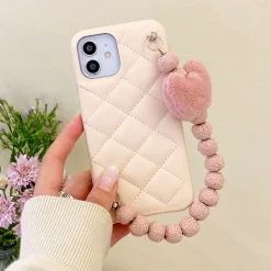 Iphone Cases*Boogzel Clothing Fluffy Heart Chain iPhone Case
