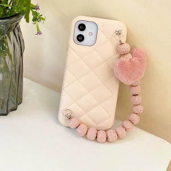 Iphone Cases*Boogzel Clothing Fluffy Heart Chain iPhone Case