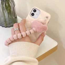 Iphone Cases*Boogzel Clothing Fluffy Heart Chain iPhone Case
