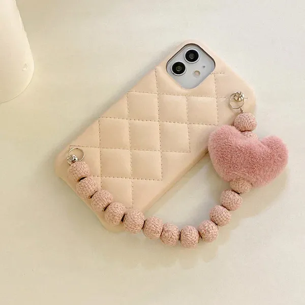 Iphone Cases*Boogzel Clothing Fluffy Heart Chain iPhone Case