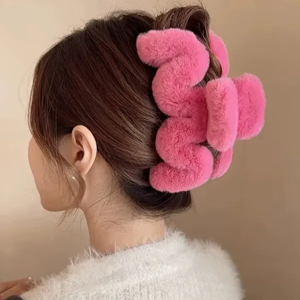 Hair Accessories*Boogzel Clothing Fluffy Wave Hair Claw