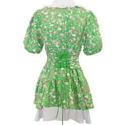 Dresses & Rompers*Boogzel Clothing Forbidden Garden Collar Dress Green