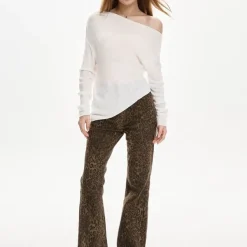 Sweaters|Long Sleeve Tops*Boogzel Clothing Frazzled English Woman Long Sleeve Top White